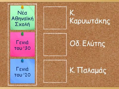 Σχολές και ποιητές