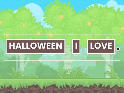 Halloween Organize the sentences