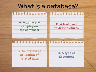 DATABASE QUIZ