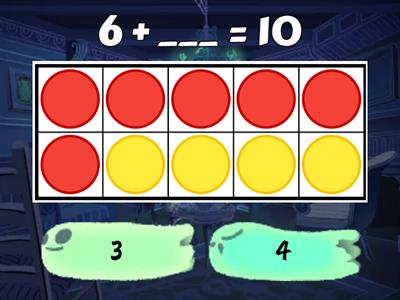 Ten Frames Addition With Missing Addend