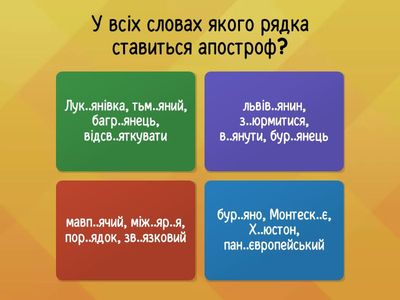 Написання апострофа