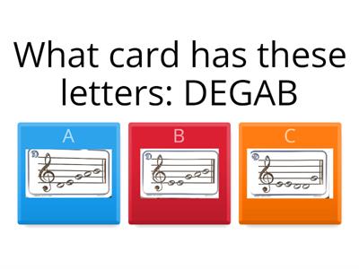 Treble Clef Cards 2