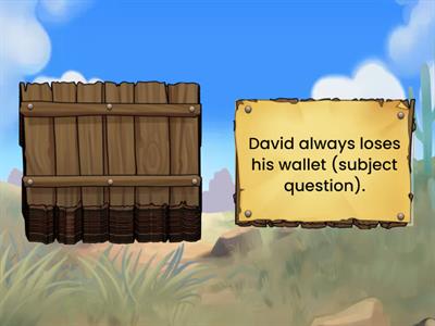 Subject and Object Questions