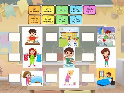 In the morning (Active Vocabulary)