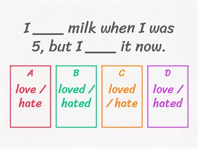 Present Simple / Present Continuous / Past Simple