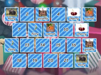 Medial r words Matching