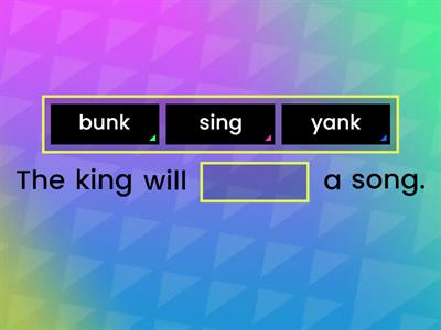 -ng and -nk Sentences