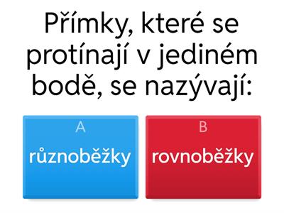 Opakování geometrie .