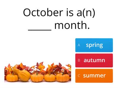 Seasons and months