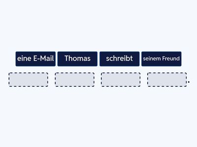 RIORDINA FRASI DATIVO