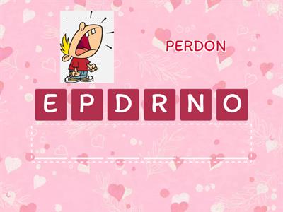 4 años palabra perdon