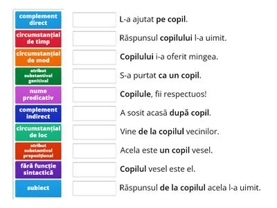 Substantivul. Functii sintactice.2