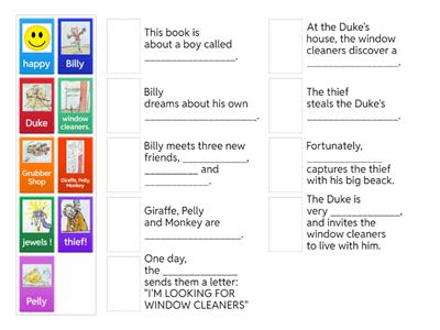 4th grade "The Giraffe, and the Pelly and Me" 