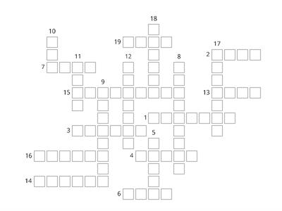 Crossword - Past participle