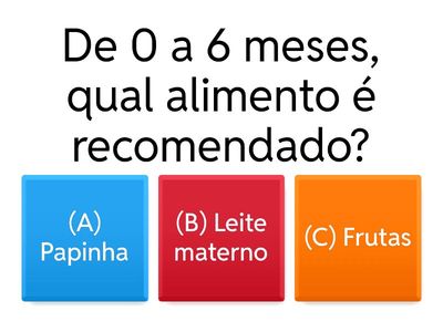 Alimentação ao Longo da Vida