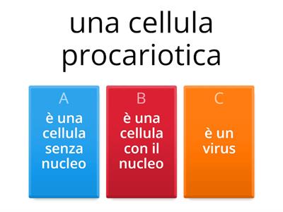 test : la cellula