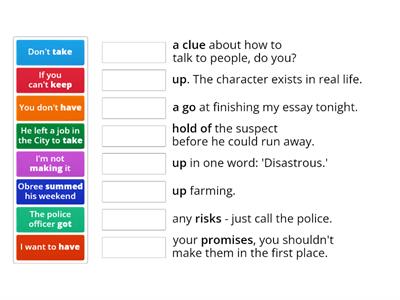 FCE 1 Unit 2 Phrasal verbs