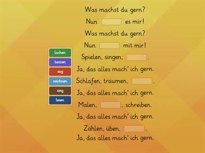 Lied. Nicolas Fischer. Was machst du gern?