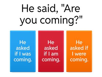 Reported Speech: Questions and Commands