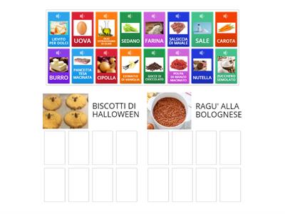 BISCOTTI DI HALLOWEEN O RAGU' ALLA BOLOGNESE