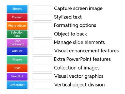 PowerPoint Module 2 Study Vocab Match 