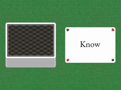 Regular and Irregular Verbs