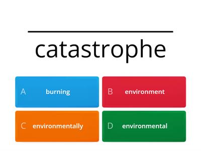 ENVIRONMENT: COLLOCATIONS