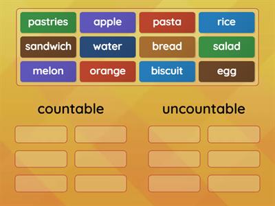 F&F3 Unit 8 countable/ uncountable