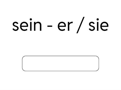Haben / sein