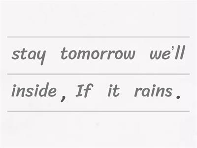 Onee type conditional