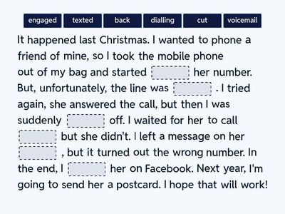 EF Int 4A Problems with phone text