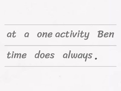 Adverbs of frequency