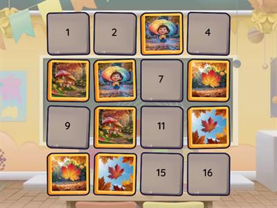 Гра меморі "Осіння казка"