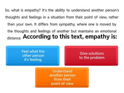 Reading Comprehension 