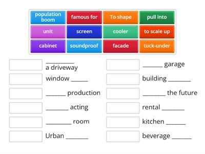 Architecture: Buildings (common word combinations)