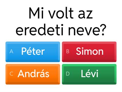 7. évfolyam - Szent Péter apostol