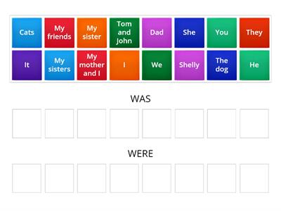 WAS / WERE