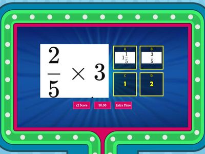 G5 Multiplying Whole Numbers by Fractions