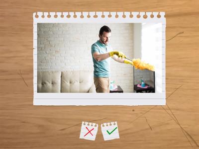 ESL L1 / A1 : Chores Flash cards