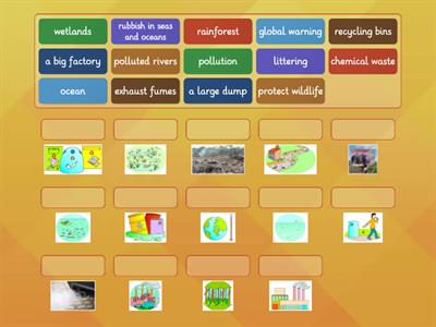 EIM 2 Rainbow 7 Environment . Vocabulary