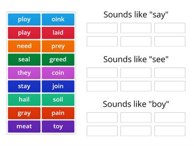 Vowel Teams 