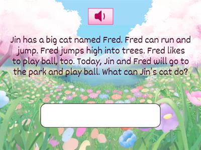 Reading Comprehension: Grade 1 (B) 