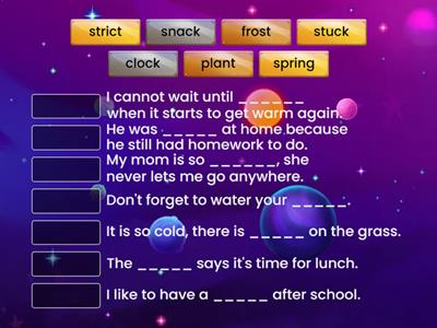 Word Bank ccvcc, cccvcc