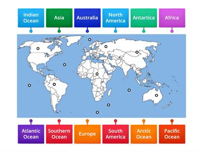 Continents and Oceans