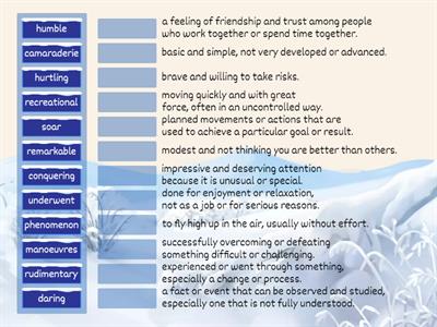 Skiing text vocabulary. London Centre of English Wlodawa