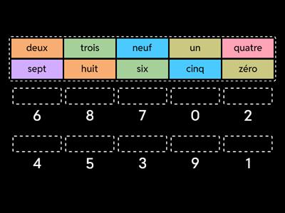 Mots 0 à 9