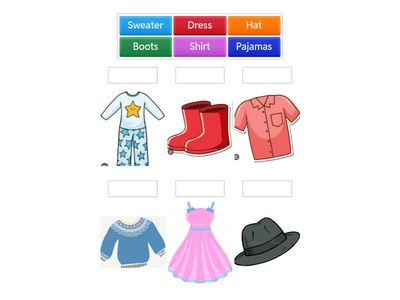 Inglês 6 - Let's dress up
