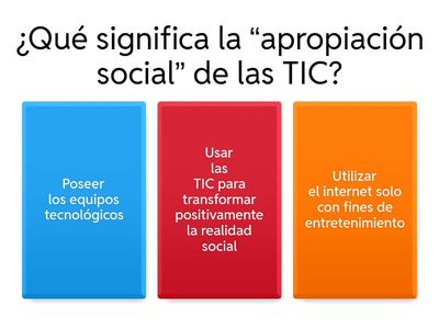 Las TIC desde una perspectiva social