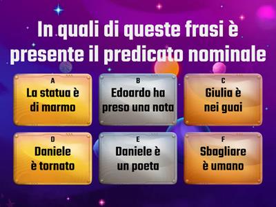 predicato verbale e nominale+sogetto