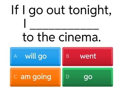 If conditional  - Type 1  
